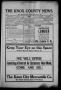 Thumbnail image of item number 1 in: 'The Knox County News (Knox City, Tex.), Vol. 4, No. 15, Ed. 1 Friday, May 1, 1908'.