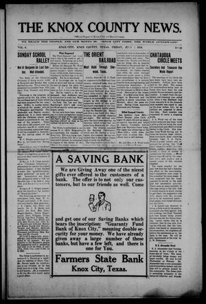 The Knox County News (Knox City, Tex.), Vol. 6, No. 22, Ed. 1 Friday, July 1, 1910