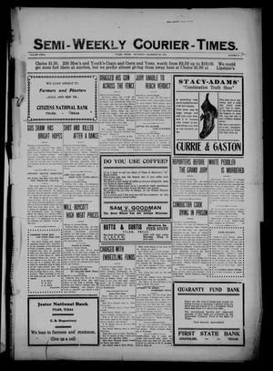 Semi-Weekly Courier-Times. (Tyler, Tex.), Vol. 27, No. 95, Ed. 1 Tuesday, November 29, 1910