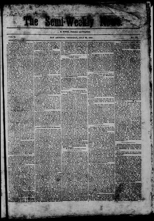 The Semi-Weekly News. (San Antonio, Tex.), Vol. 2, No. 172, Ed. 1 Thursday, July 23, 1863