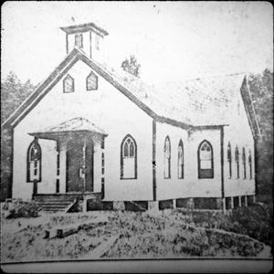 Primary view of object titled '[African-American Church, Harrison County]'.