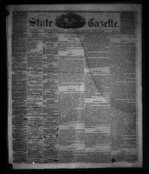 State Gazette. (Austin, Tex.), Vol. 12, No. 38, Ed. 1 Saturday, April 27, 1861