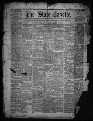 The State Gazette. (Austin, Tex.), Vol. 15, No. 19, Ed. 1 Wednesday, December 23, 1863