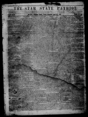 Primary view of object titled 'The Star State Patriot (Marshall, Tex.), Vol. 4, No. 50, Ed. 1 Saturday, April 24, 1852'.