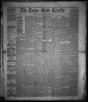 The Texas State Gazette. (Austin, Tex.), Vol. 18, No. 52, Ed. 1 Saturday, September 14, 1867