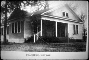 Primary view of object titled '[Bishop College Teachers' Cottage, Marshall]'.
