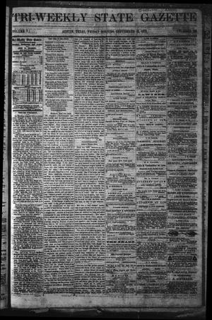 Tri-Weekly State Gazette. (Austin, Tex.), Vol. 5, No. 118, Ed. 1 Friday, September 13, 1872
