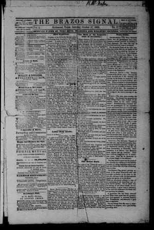 The Brazos Signal (Richmond, Tex.), Vol. 3, No. 17, Ed. 1 Saturday, October 17, 1868