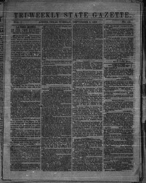 Tri-Weekly State Gazette. (Austin, Tex.), Vol. 1, No. 140, Ed. 1 Wednesday, September 2, 1863