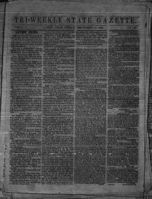 Tri-Weekly State Gazette. (Austin, Tex.), Vol. 1, No. 147, Ed. 1 Friday, September 18, 1863