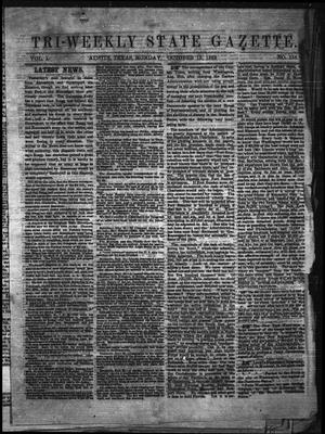 Tri-Weekly State Gazette. (Austin, Tex.), Vol. 1, No. 156, Ed. 1 Monday, October 12, 1863