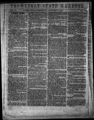 Tri-Weekly State Gazette. (Austin, Tex.), Vol. 2, No. 7, Ed. 1 Wednesday, October 28, 1863