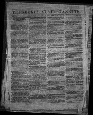Tri-Weekly State Gazette. (Austin, Tex.), Vol. 2, No. 18, Ed. 1 Monday, November 23, 1863