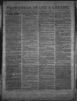 Tri-Weekly State Gazette. (Austin, Tex.), Vol. 2, No. 20, Ed. 1 Friday, November 27, 1863
