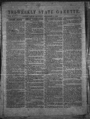 Tri-Weekly State Gazette. (Austin, Tex.), Vol. 2, No. 24, Ed. 1 Monday, December 7, 1863
