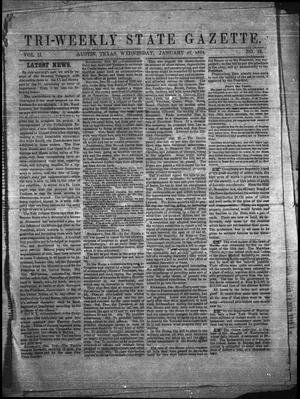 Tri-Weekly State Gazette. (Austin, Tex.), Vol. 2, No. 43, Ed. 1 Wednesday, January 27, 1864