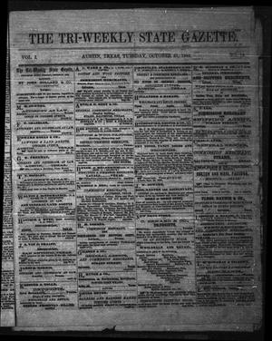 The Tri-Weekly State Gazette. (Austin, Tex.), Vol. 1, No. 19, Ed. 1 Tuesday, October 31, 1865