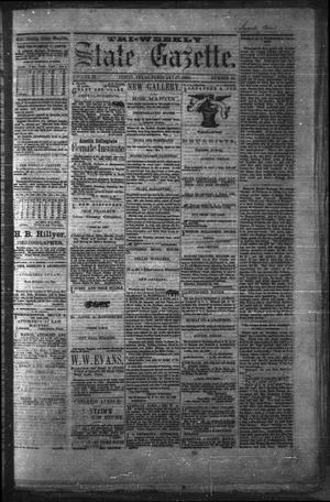 Primary view of object titled 'Tri-Weekly State Gazette. (Austin, Tex.), Vol. 2, No. 34, Ed. 1 Wednesday, February 17, 1869'.