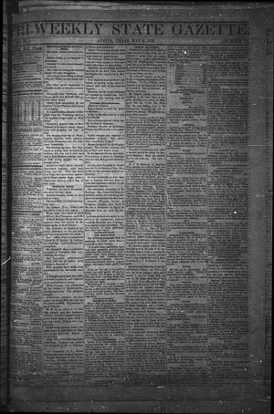 Primary view of object titled 'Tri-Weekly State Gazette. (Austin, Tex.), Vol. 3, No. 43, Ed. 1 Friday, May 6, 1870'.