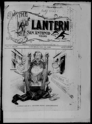 The Lantern (San Antonio, Tex.), Vol. 1, No. 30, Ed. 1 Saturday, November 21, 1896
