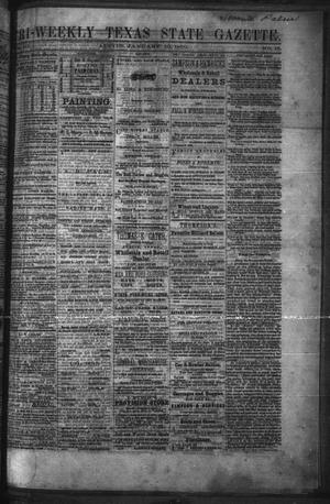 Tri-Weekly Texas State Gazette. (Austin, Tex.), Vol. 3, No. 16, Ed. 1 Monday, January 10, 1870