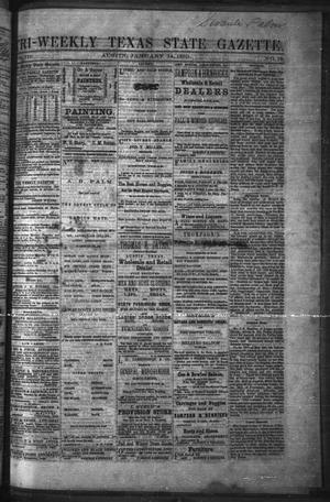 Tri-Weekly Texas State Gazette. (Austin, Tex.), Vol. 3, No. 18, Ed. 1 Friday, January 14, 1870