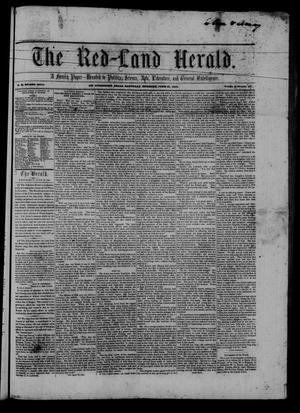 The Red-Land Herald. (San Augustine, Tex.), Vol. 2, No. 17, Ed. 1 Saturday, June 21, 1851