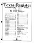 Thumbnail image of item number 1 in: 'Texas Register, Volume 18, Number 33, Pages 2823-2882, April 30, 1993'.