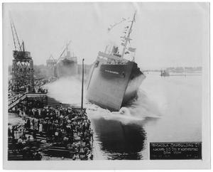 [Pensacola Ship Building Co. launching the S. S. "City of Weatherford" #4]