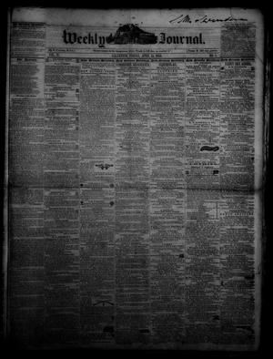 Weekly Journal. (Galveston, Tex.), Vol. 4, No. 1, Ed. 1 Friday, April 15, 1853