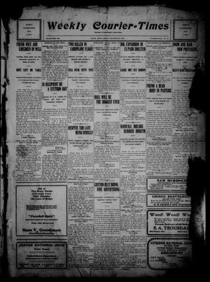 Weekly Courier-Times. (Tyler, Tex.), Vol. 28, No. 52, Ed. 1 Friday, December 30, 1910