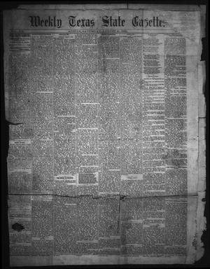 Primary view of object titled 'Weekly Texas State Gazette (Austin, Tex.), Vol. 20, Ed. 1 Saturday, August 21, 1869'.
