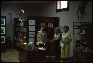 [Three Woman Inside a Library #1]