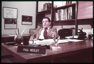 [Paul Medley at His Desk]