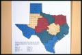 Photograph: [Map of Texas's Major Resource Center Service Areas in 1971]