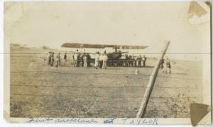 [First airplane in Taylor]