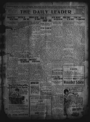 Primary view of object titled 'The Daily Leader. (Orange, Tex.), Vol. 5, No. 75, Ed. 1 Thursday, June 6, 1912'.