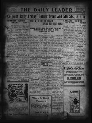 Primary view of object titled 'The Daily Leader. (Orange, Tex.), Vol. 5, No. 115, Ed. 1 Wednesday, July 24, 1912'.