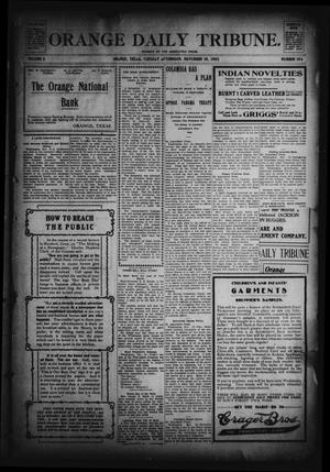 Primary view of object titled 'Orange Daily Tribune. (Orange, Tex.), Vol. 2, No. 194, Ed. 1 Tuesday, November 10, 1903'.