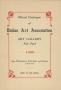 Thumbnail image of item number 1 in: 'Official Catalogue of the Dallas Art Association, 1909'.