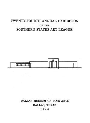 Primary view of object titled 'Catalogue of the Twenty-Fourth Annual Exhibition of the Southern States Art League'.