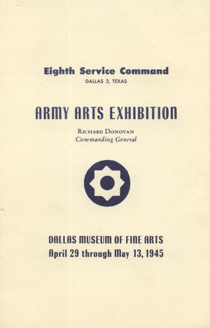 Primary view of object titled 'Army Arts Exhibition: Eighth Service Command'.