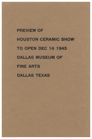 Preview of Houston Ceramic Show