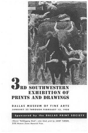 3rd Southwestern Exhibition of Prints and Drawings