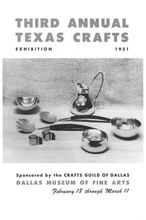 Primary view of object titled 'Third Annual Texas Crafts Exhibition'.