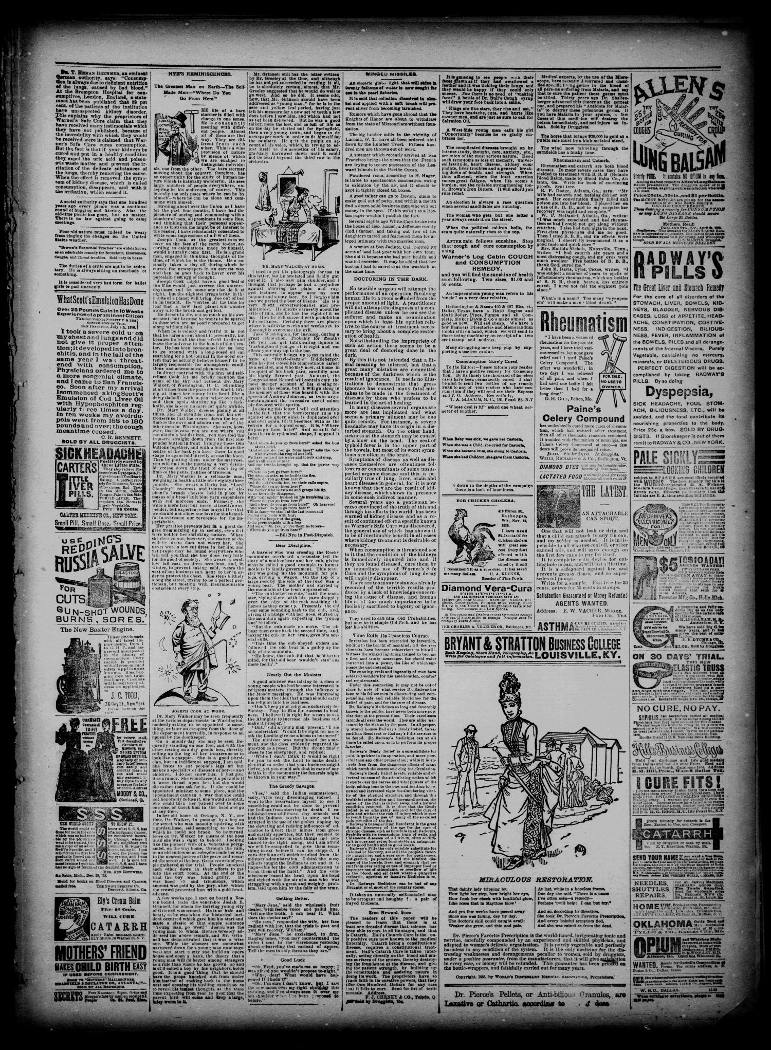 Canadian Free Press. (Canadian, Tex.), Vol. 2, No. 36, Ed. 1 Wednesday, April 3, 1889
                                                
                                                    [Sequence #]: 3 of 4
                                                