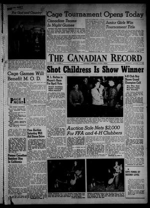 Primary view of object titled 'The Canadian Record (Canadian, Tex.), Vol. 66, No. 2, Ed. 1 Thursday, January 13, 1955'.