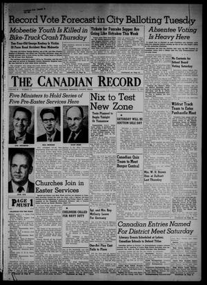 The Canadian Record (Canadian, Tex.), Vol. 66, No. 13, Ed. 1 Thursday, March 31, 1955