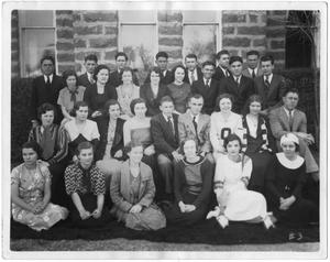 [Weatherford College class picture #1, c. 1930]