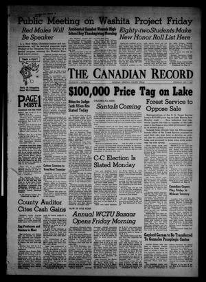 Primary view of object titled 'The Canadian Record (Canadian, Tex.), Vol. 68, No. 49, Ed. 1 Thursday, December 5, 1957'.